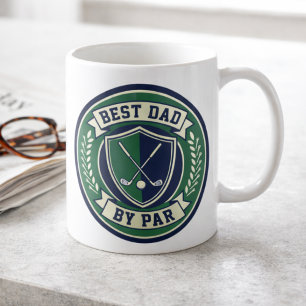 Bästa pappa från golfboll Roligt golfpresent till  Kaffemugg