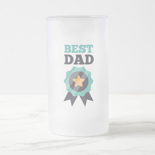 Bästa Pappa Frostad Glas Ölmugg Frostat Ölglas (Center)