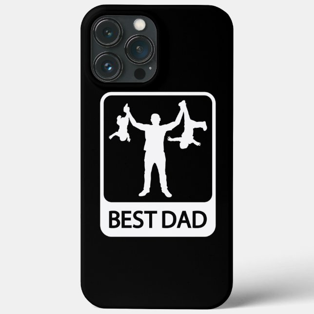 Bästa Pappa - Funny iphone case (Baksida)