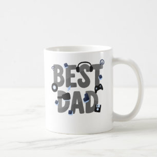 BÄSTA PAPPA Gaming Pappa Grafik Kaffemugg