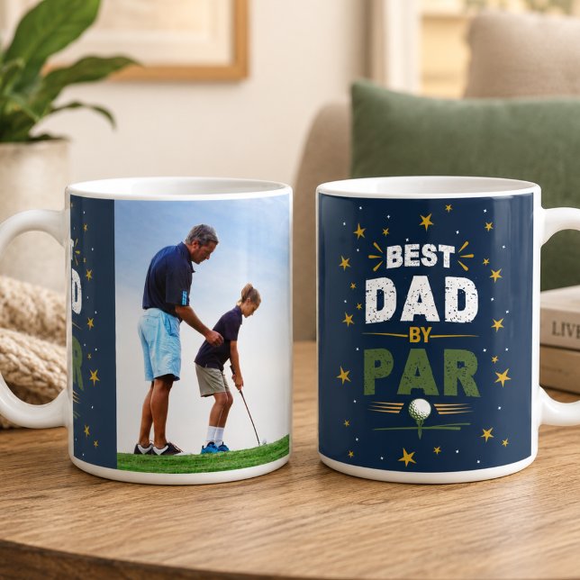 Bästa Pappa Genom Modern Farsdag Gåva Foto Kaffemugg (Skapare uppladdad)