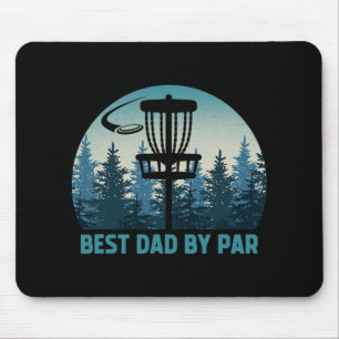 Bästa pappa genom Par Rolig Disc Golf Frisbee Golf Musmatta