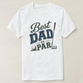 Bästa pappa genom par Rolig golf T Shirt