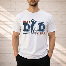 Bästa pappa genom par T-shirt