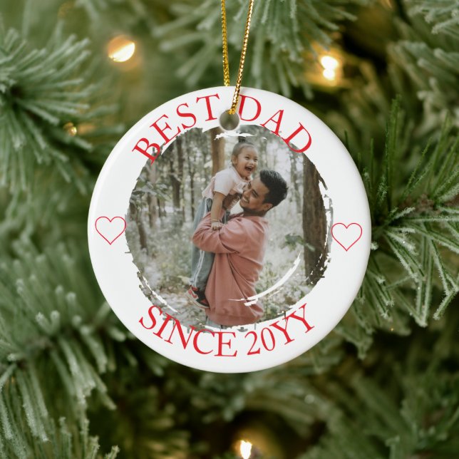 Bästa Pappa God jul ornament (Träd)