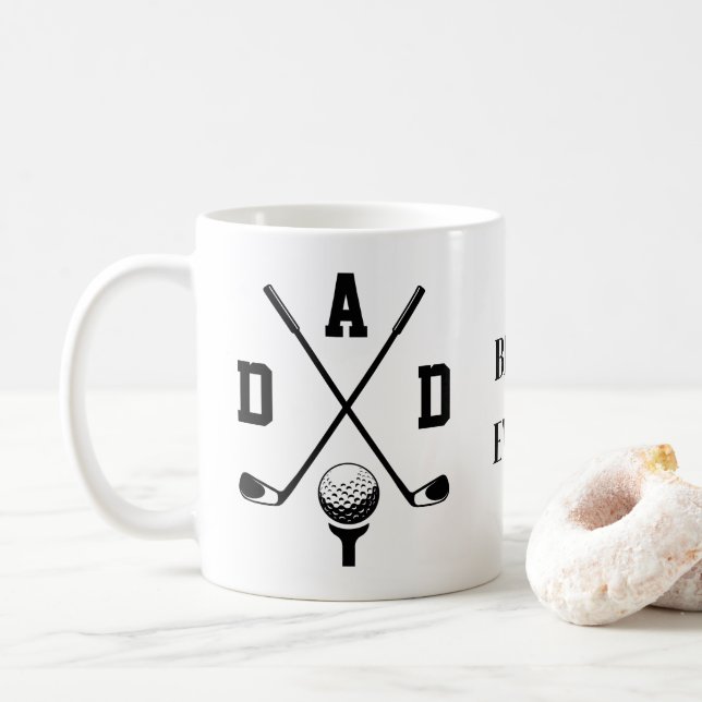 Bästa pappa golfmugg kaffemugg (Med munk)