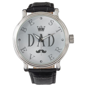 BÄSTA PAPPA-Gradien Silver Armbandsur