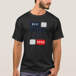 Bästa Pappa Händer Ned Kids Craft Fars dag Handpri T Shirt