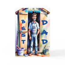 Bästa pappa Handyman verktygsbod Glad födelsedag