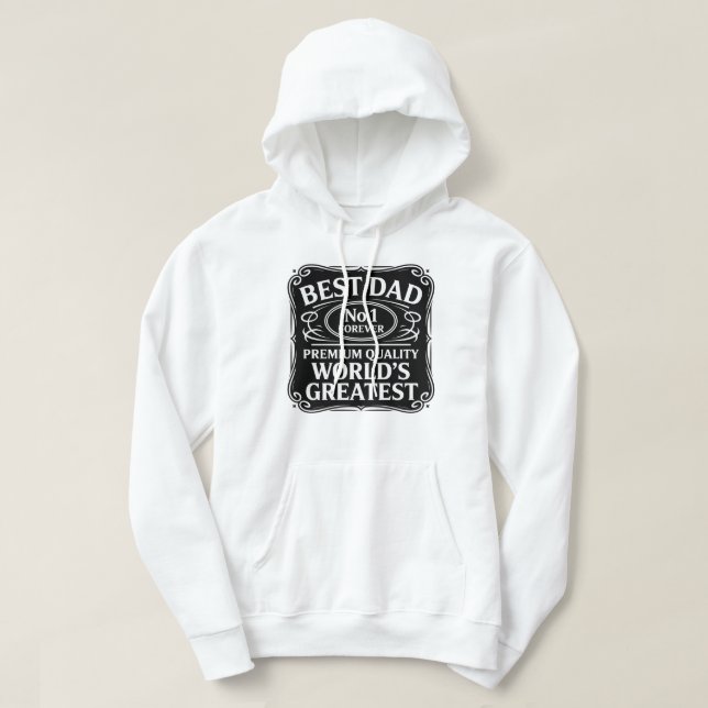 Bästa Pappa Hoodie (Design framsida)