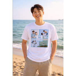 Bästa pappa i galaxen Anpassad bild T Shirt