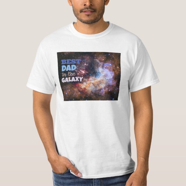 Bästa pappa i galaxen Fader T-shirt Top (Framsida)