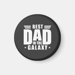 Bästa Pappa i Galaxy - Fars dag, födelsedagen Magnet