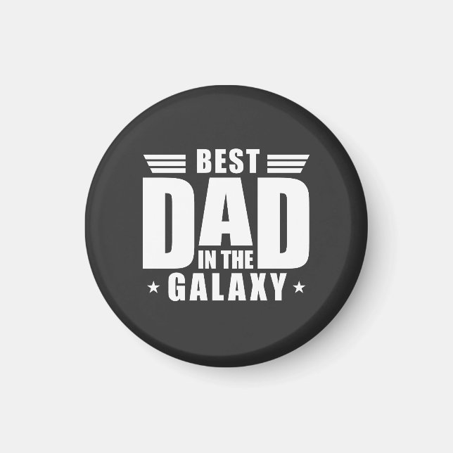 Bästa Pappa i Galaxy - Fars dag, födelsedagen Magnet (Framsidan)