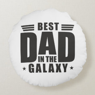 Bästa Pappa i Galaxy - Fars dag, födelsedagen Rund Kudde