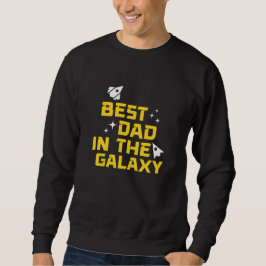 Bästa Pappa i Galaxy Fars dag Lång Ärmad Tröja