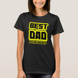 Bästa Pappa i Galaxy Make, pappa Sci Fi Far T Shirt
