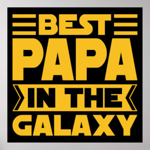 Bästa Pappa i Galaxy Poster