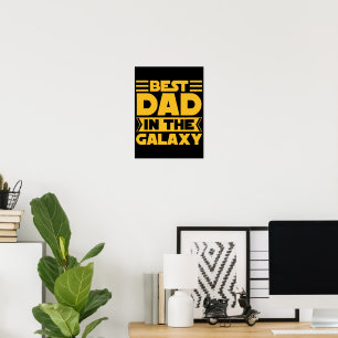 Bästa Pappa i Galaxy Poster