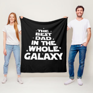 Bästa Pappa i hela Galaxy - Fars dag Fleecefilt