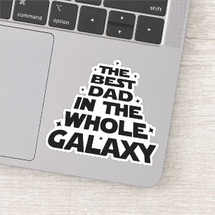 Bästa Pappa i hela Galaxy - Fars dag Klistermärken