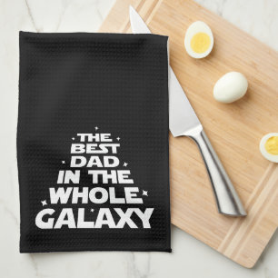 Bästa Pappa i hela Galaxy - Fars dag Kökshandduk