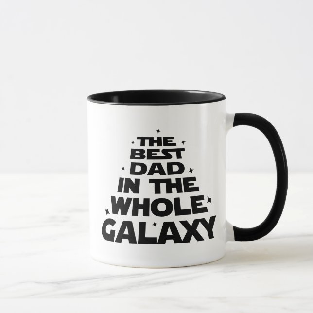 Bästa Pappa i hela Galaxy - Fars dag Mugg (Höger)