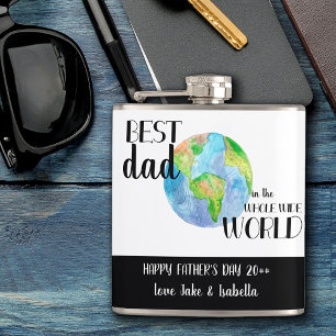 Bästa Pappa i hela världen Fars dag Fickplunta