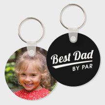 Bästa pappa i par - Personlig foto svart golf