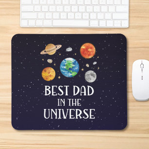 Bästa pappa i universum roligt citat fadersdag musmatta