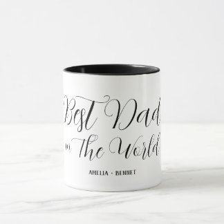 Bästa pappa i världen Fadersdags kaffemugg