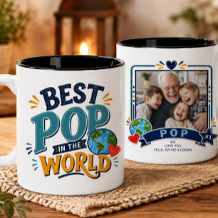 Bästa Pappa i Världen Foto Mugg