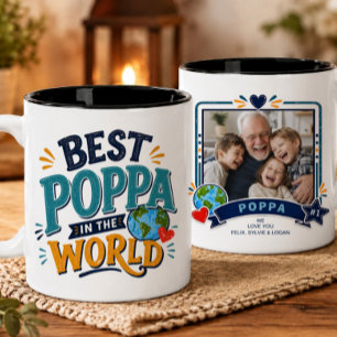 Bästa Pappa i Världen Foto Mugg