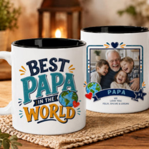 Bästa Pappa i Världen Foto Mugg