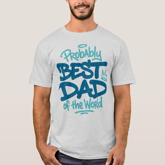 Bästa pappa i världen t shirt (Framsida)