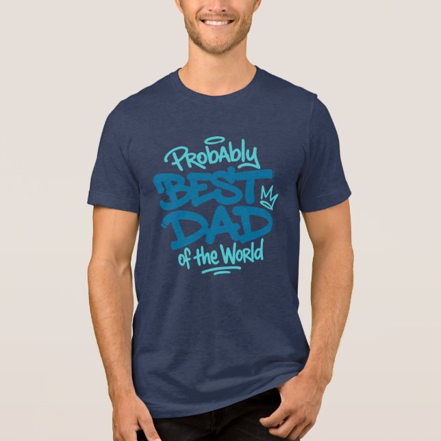 Bästa pappa i världen T-shirt (Framsida)