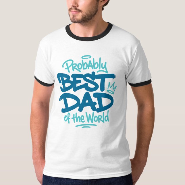Bästa pappa i världen T-shirt (Framsida)