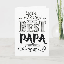 Bästa Pappa i världsdagen Kort