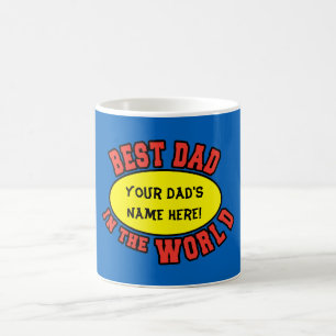 Bästa Pappa i World Customize Fars dag Kaffemugg