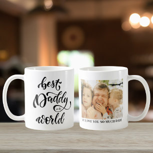 Bästa pappa i World Fars dag Photo Gift Kaffemugg