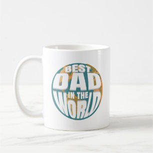 Bästa Pappa i World Fars dag Simple Vintage Kaffemugg