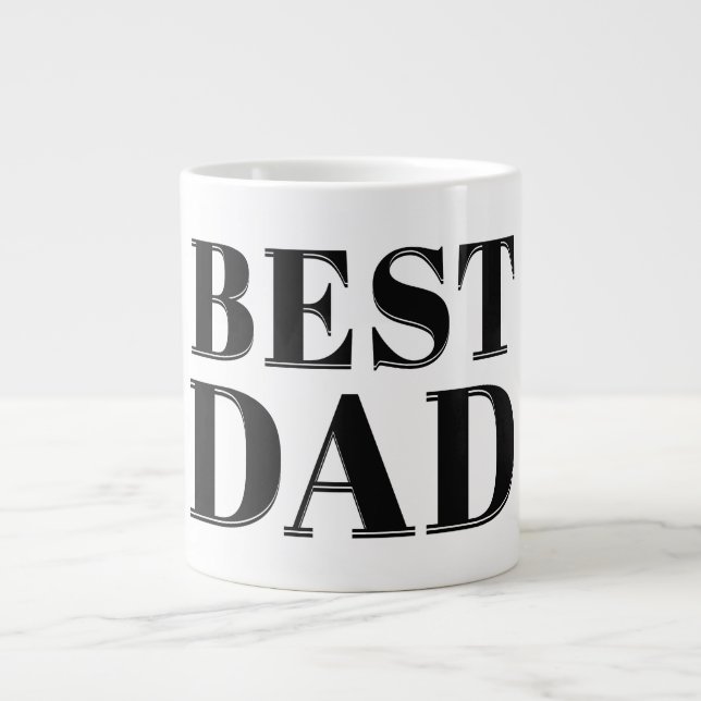 Bästa Pappa Jumbo Mugg (Framsidan)