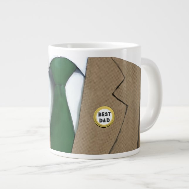 Bästa pappa jumbo mugg (Framsida höger)