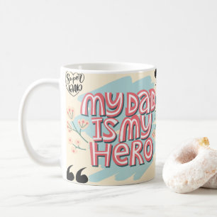 Bästa pappa Kärlek pappa, Fars dag, Pappagåva Kaffemugg