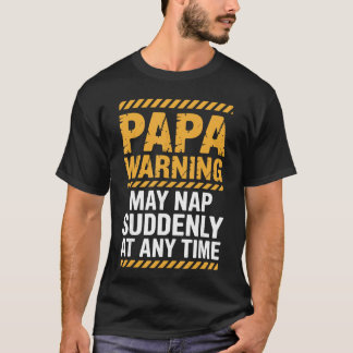 Bästa Pappa-konst för farfar från barnbarns pappor T Shirt