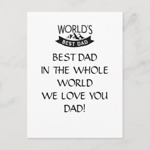 BÄSTA PAPPA-KORT,FAR DAG-KORT VYKORT