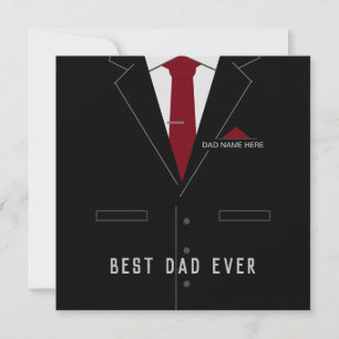 Bästa PAPPA-kortet någonsin Fars dag - Personlig