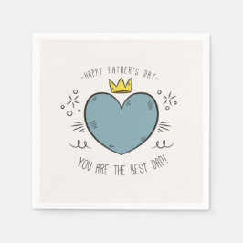 Bästa Pappa Lycklig Fars dag | Napkin Pappersservett