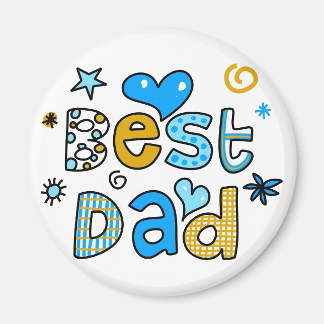 Bästa Pappa Magnet (Framsidan)