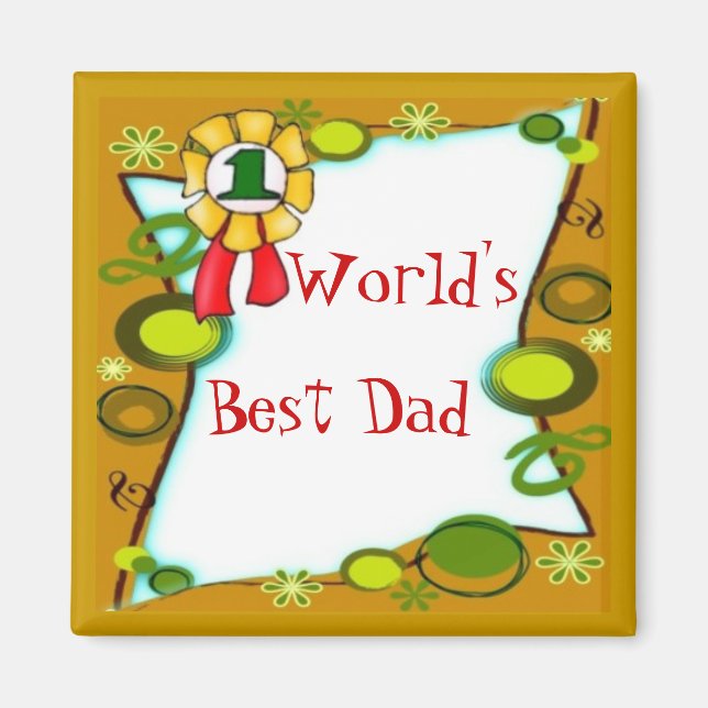 Bästa Pappa Magnet (Framsidan)
